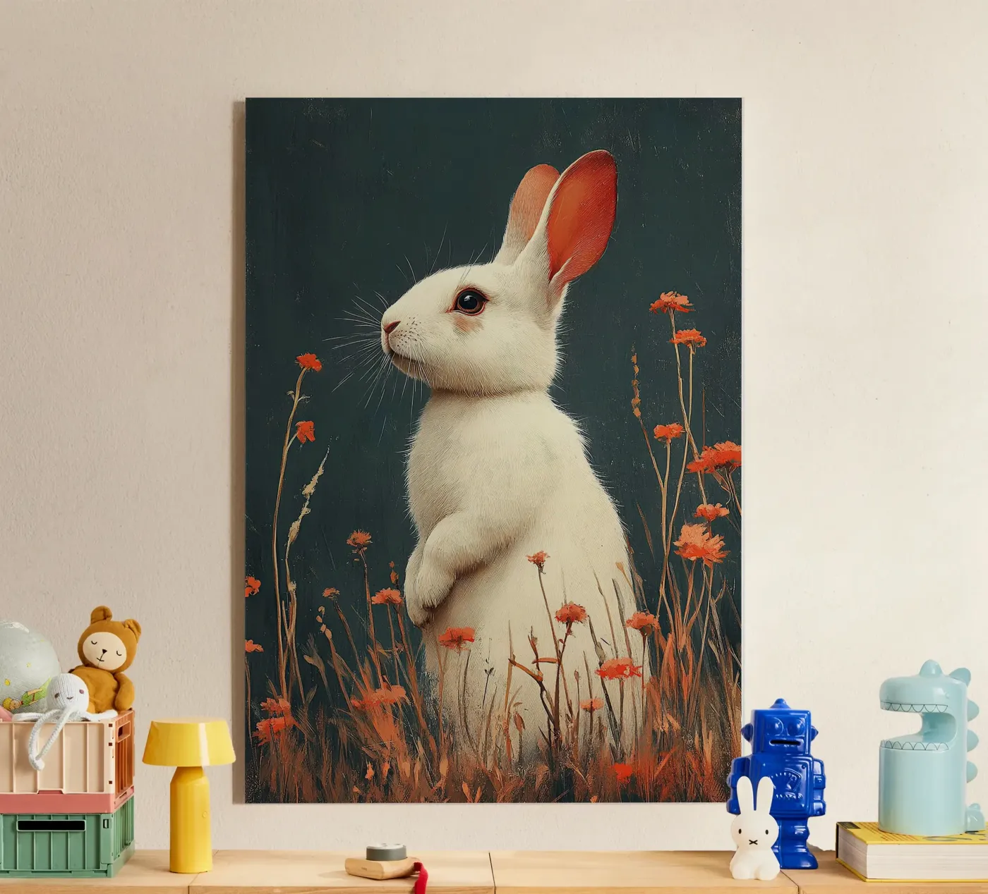 Lapin plexiglas de Nikis Art Studio