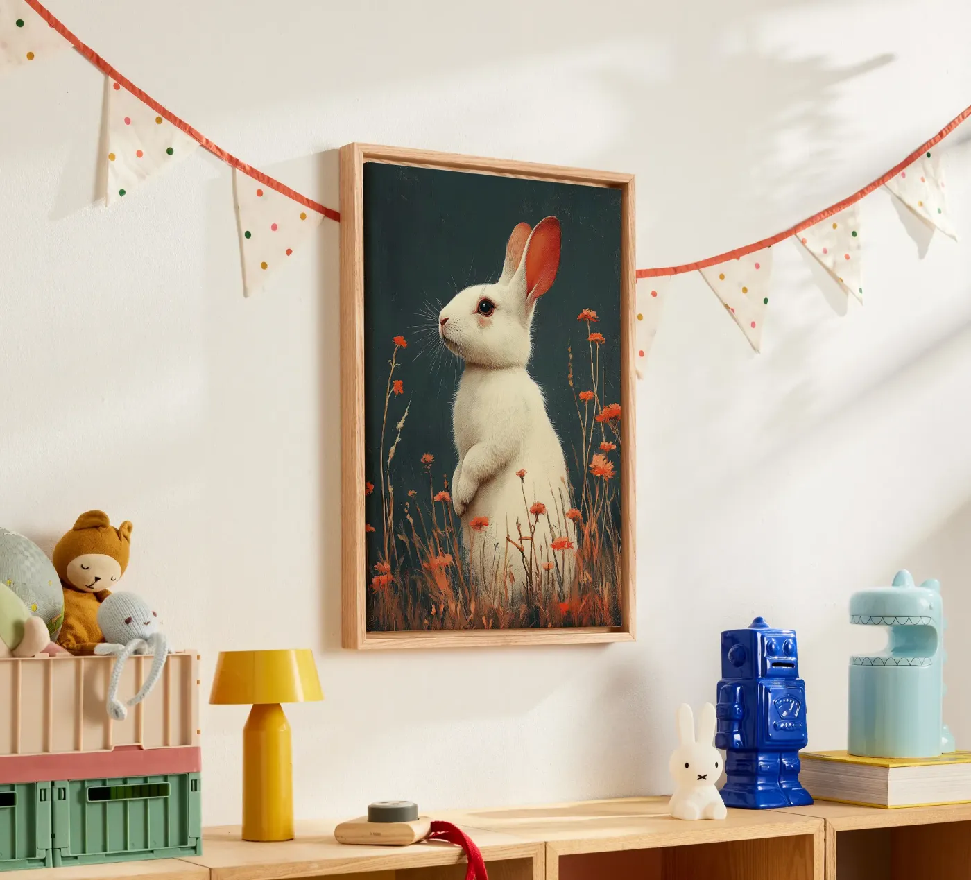 Coniglio tela da Nikis Art Studio