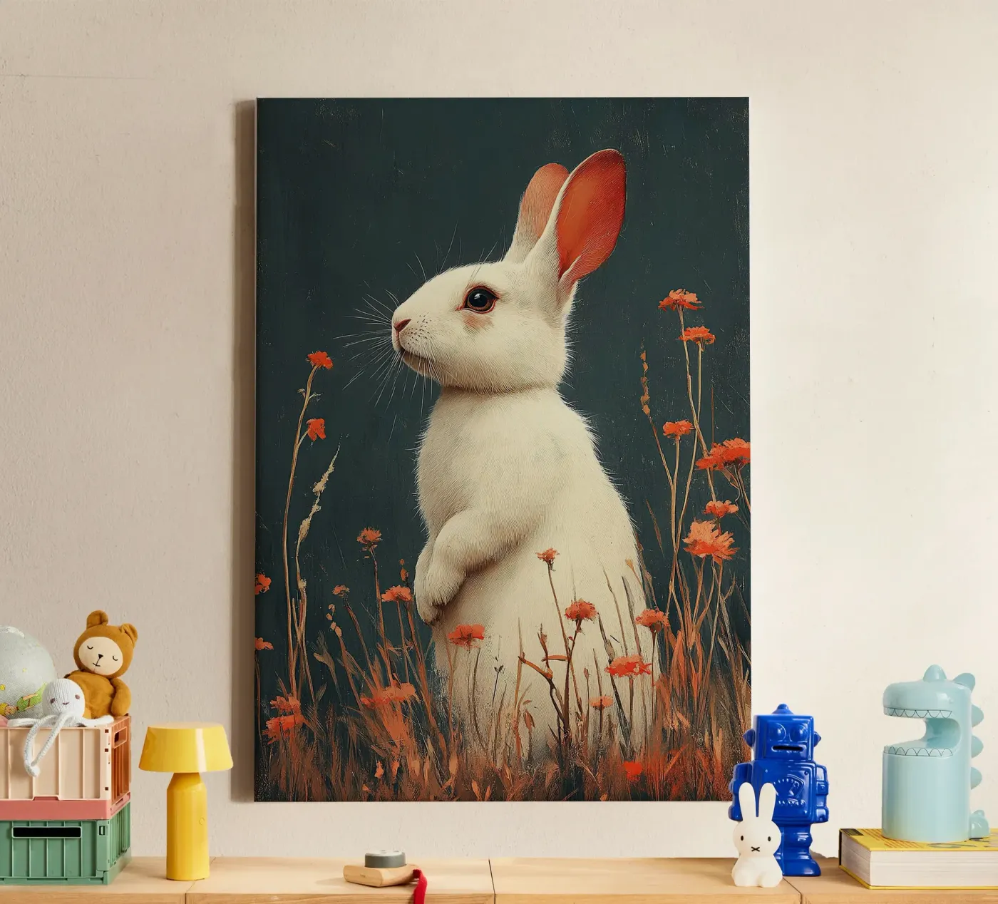 Rabbit tela da Nikis Art Studio