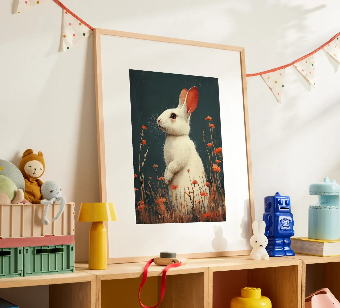 Lapin poster de Nikis Art Studio