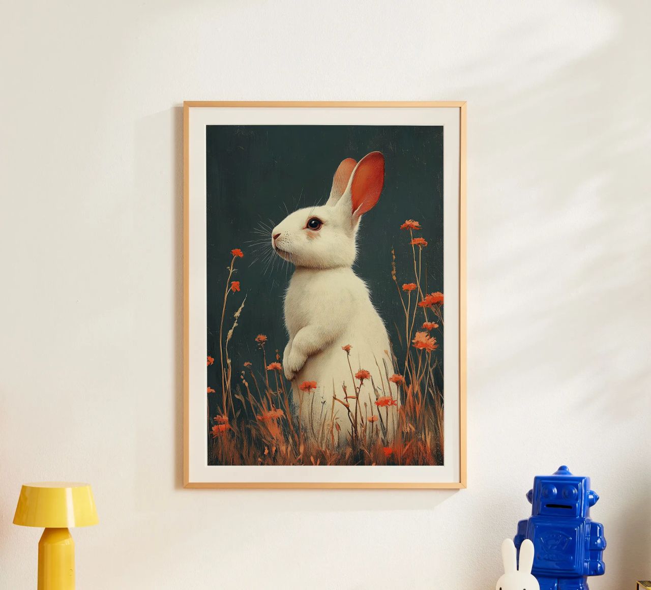 Rabbit poster by Nikis Art Studio