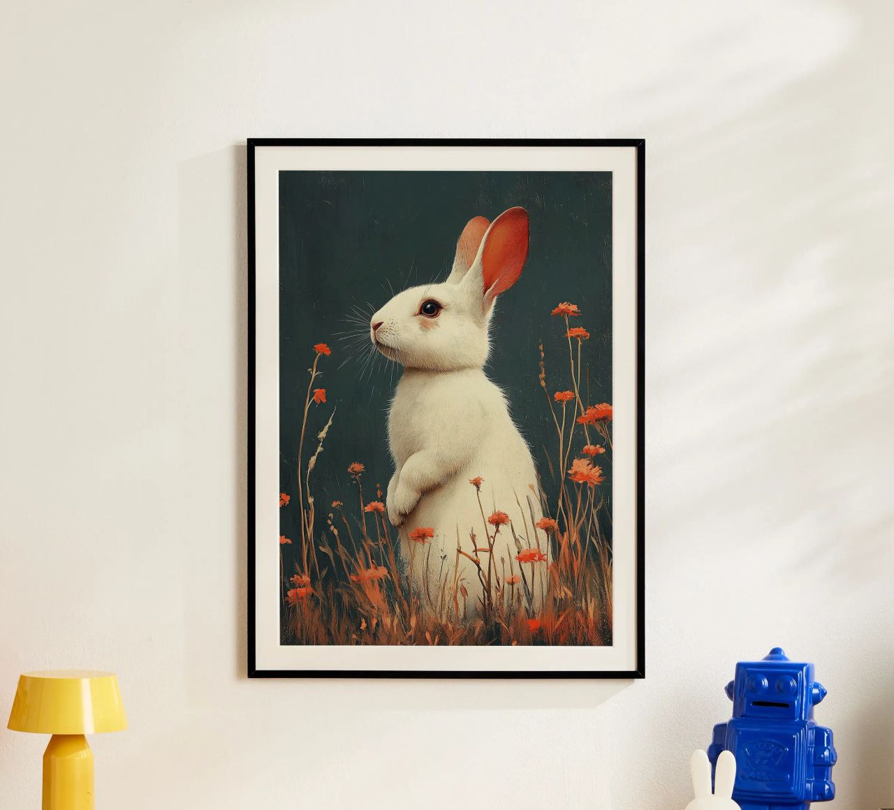 Rabbit poster by Nikis Art Studio