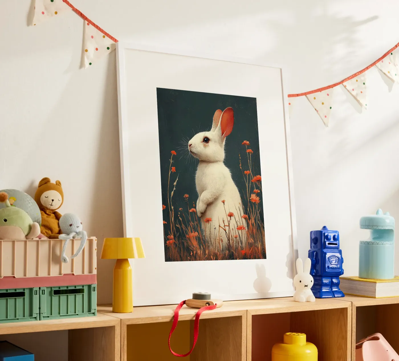 Lapin poster de Nikis Art Studio