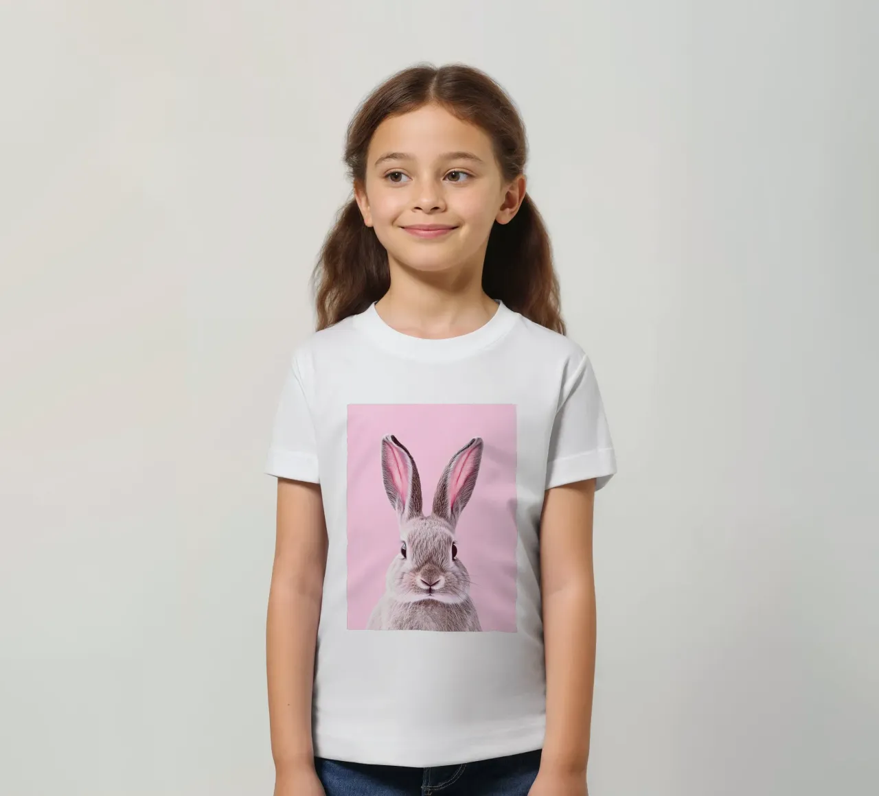 Rabbit t-shirt bambini da Nikis Art Studio