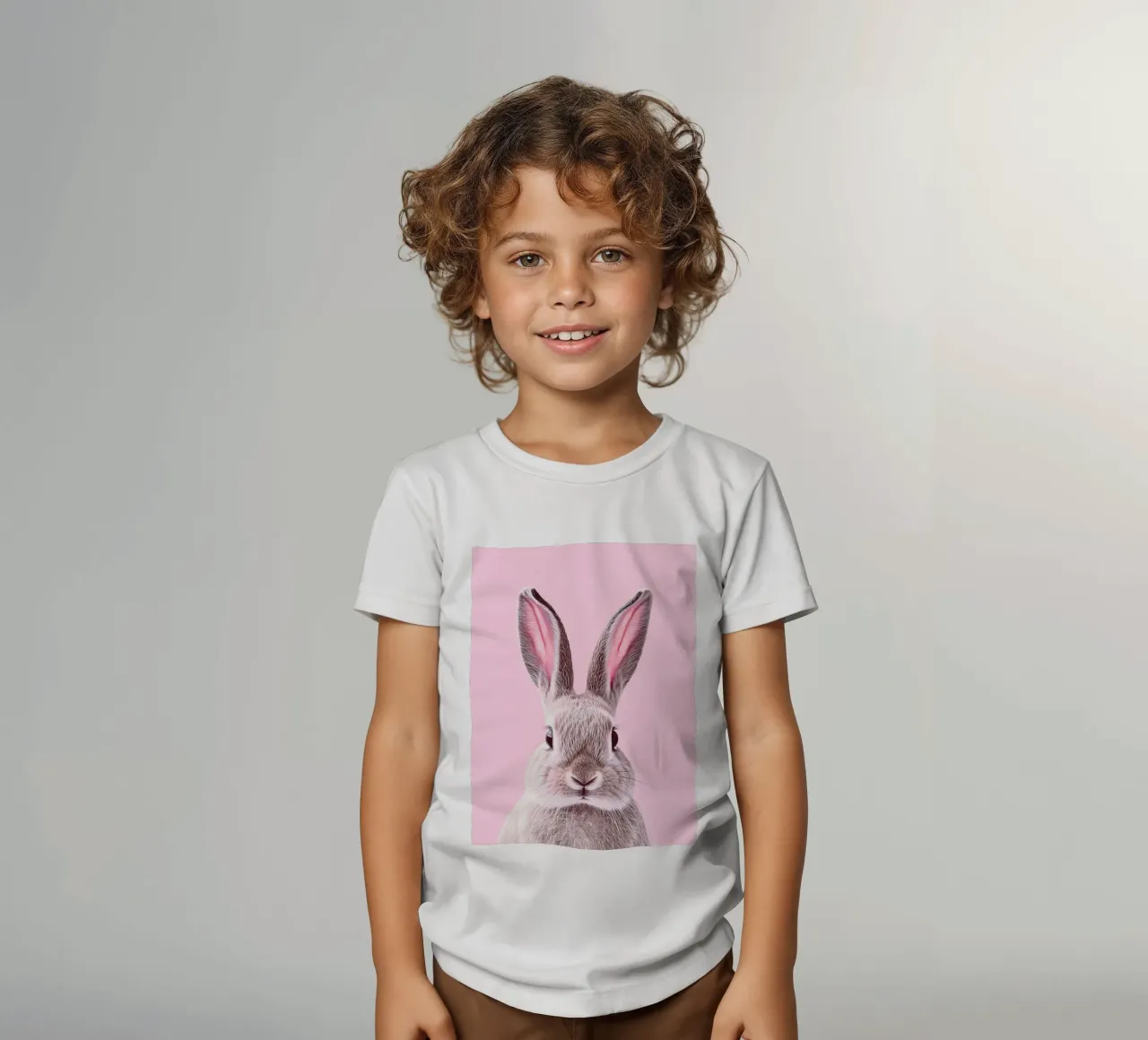 Rabbit t-shirt bambini da Nikis Art Studio