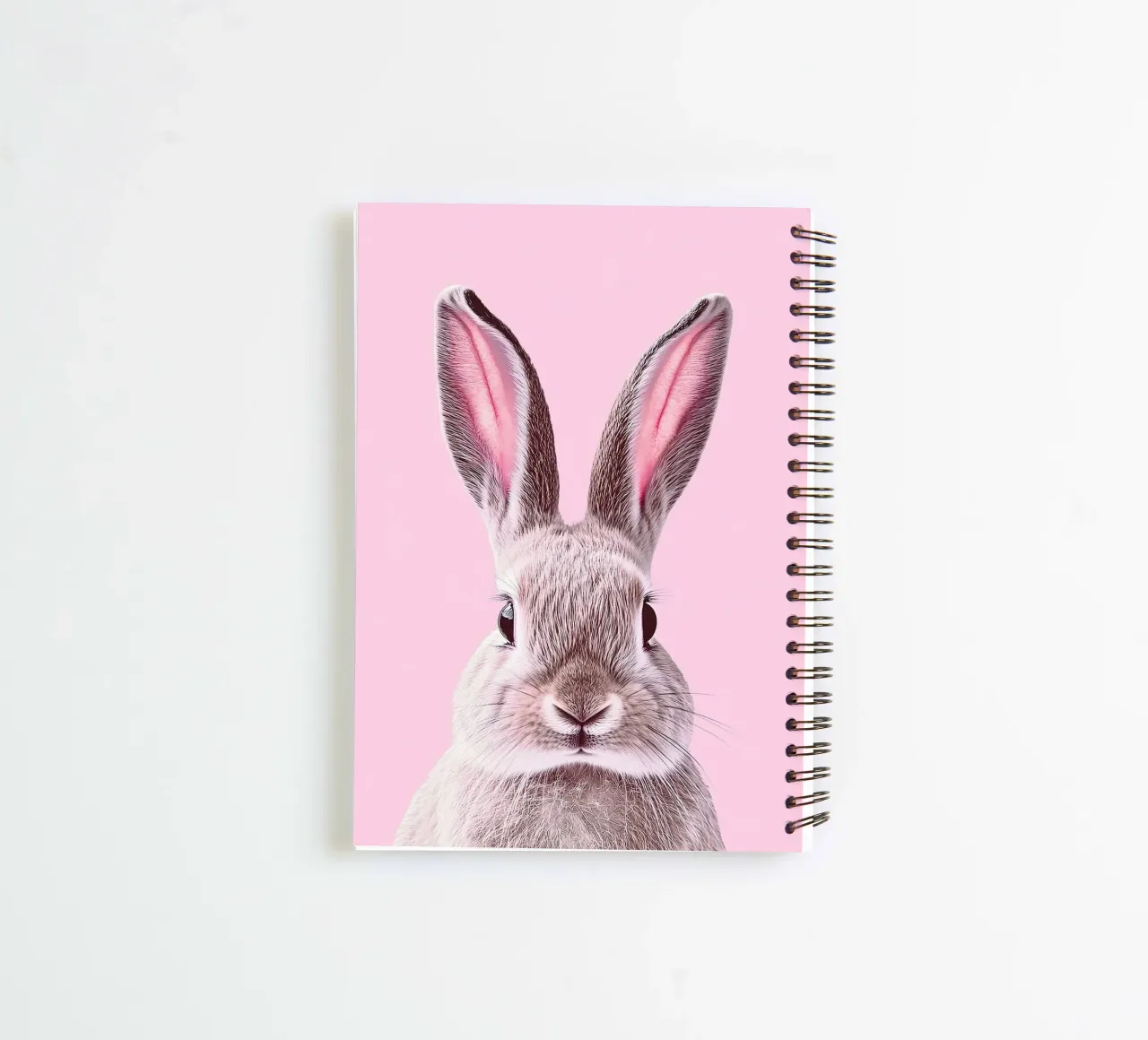 Lapin carnet à spirale de Nikis Art Studio