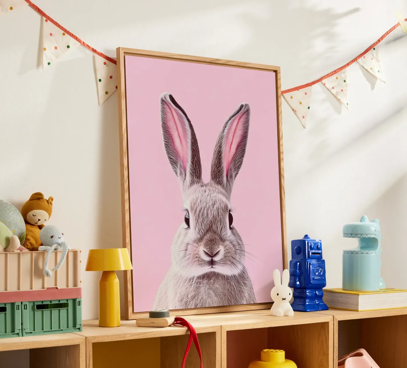 Lapin plexiglas de Nikis Art Studio