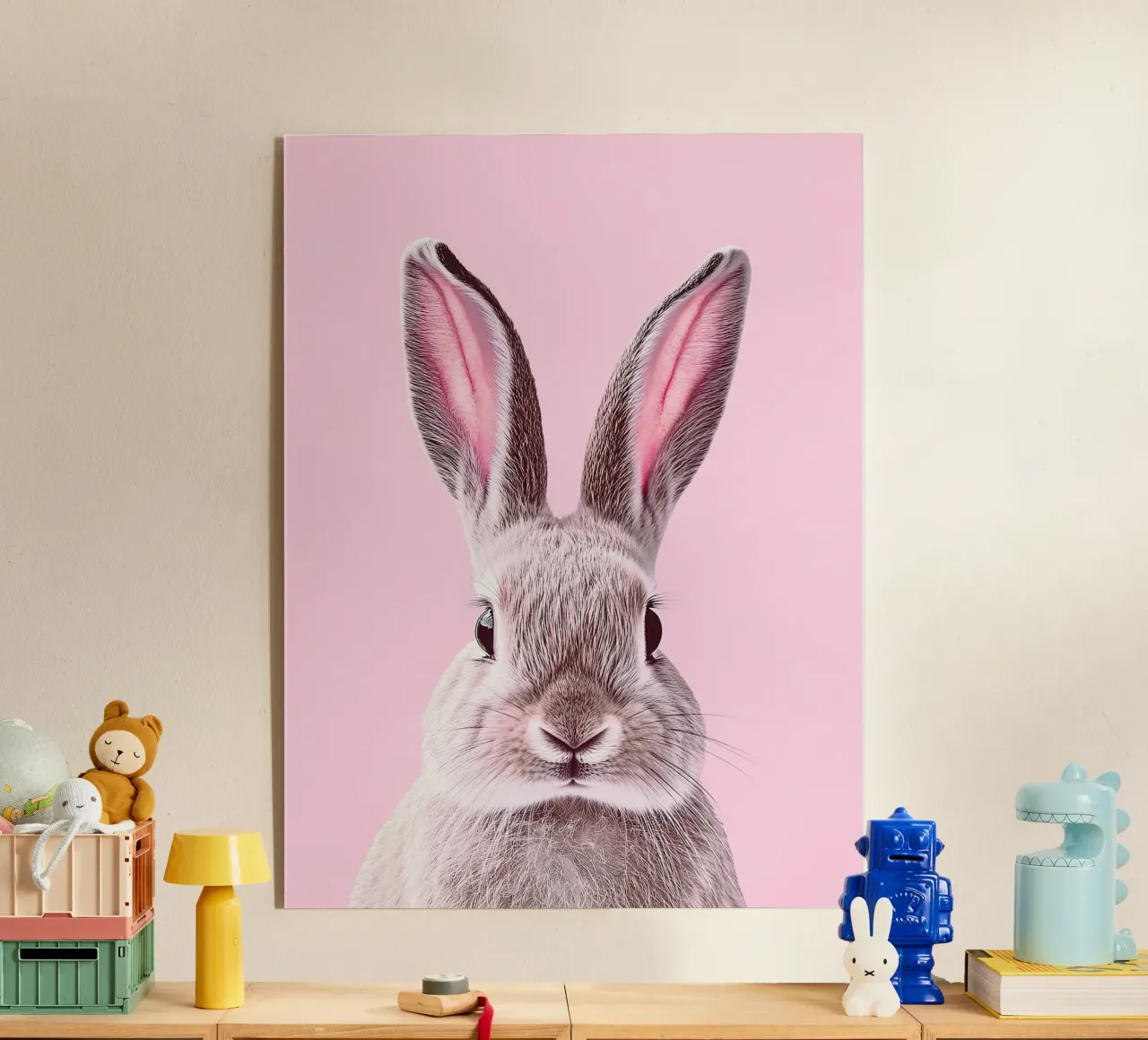 Konijn acryl van Nikis Art Studio