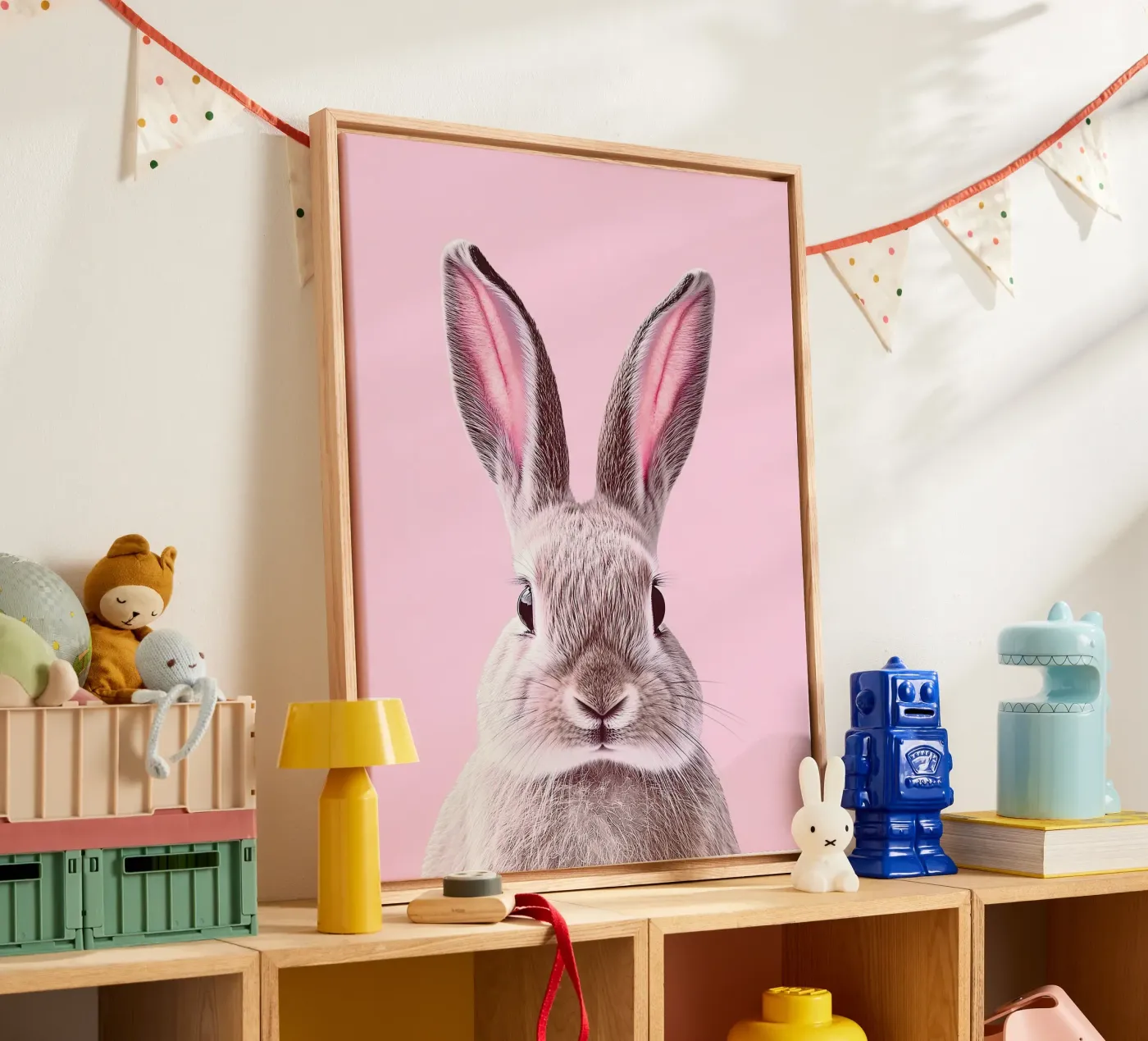 Kaninchen Leinwand von Nikis Art Studio