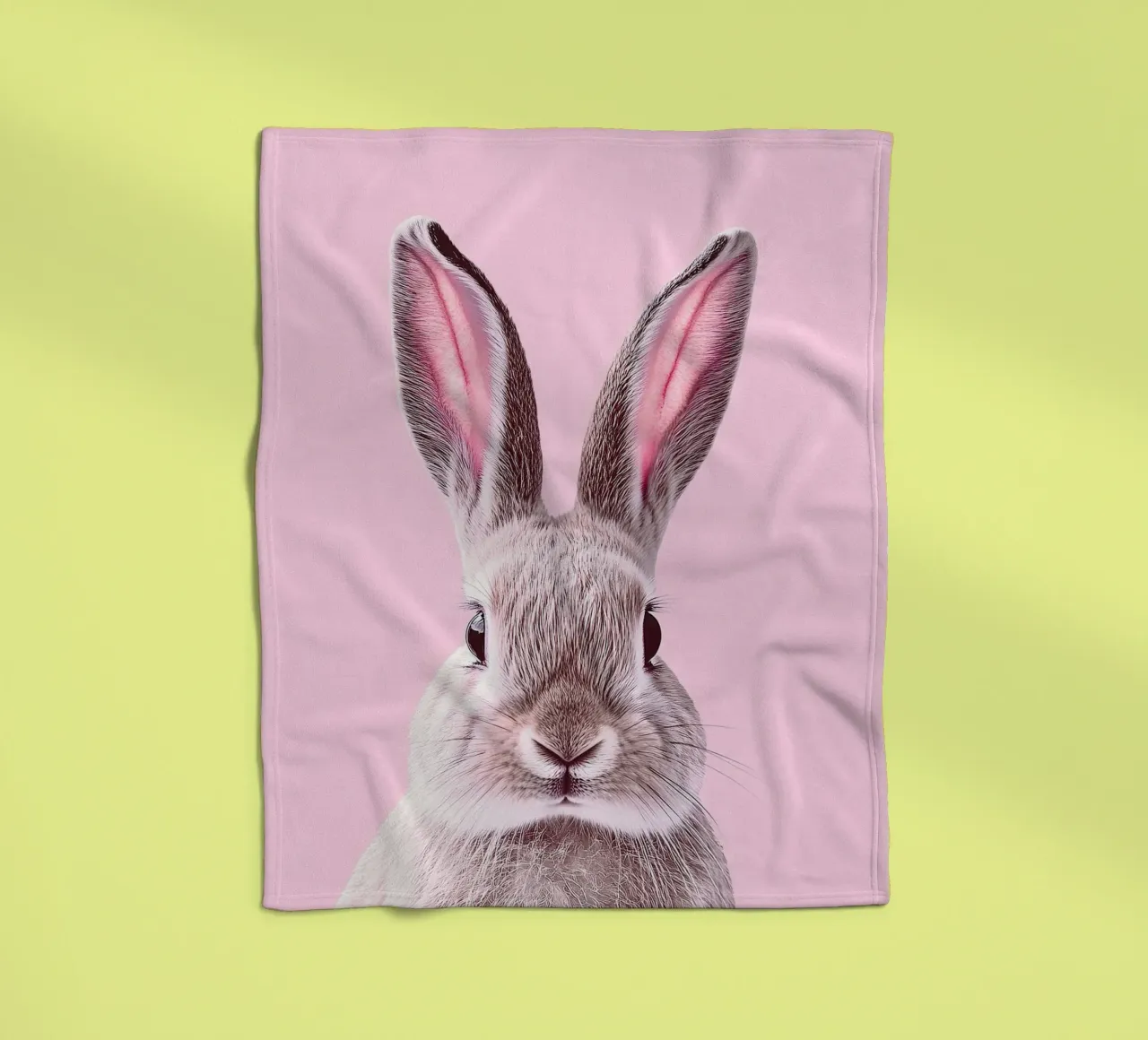 Rabbit fleecedeken van Nikis Art Studio