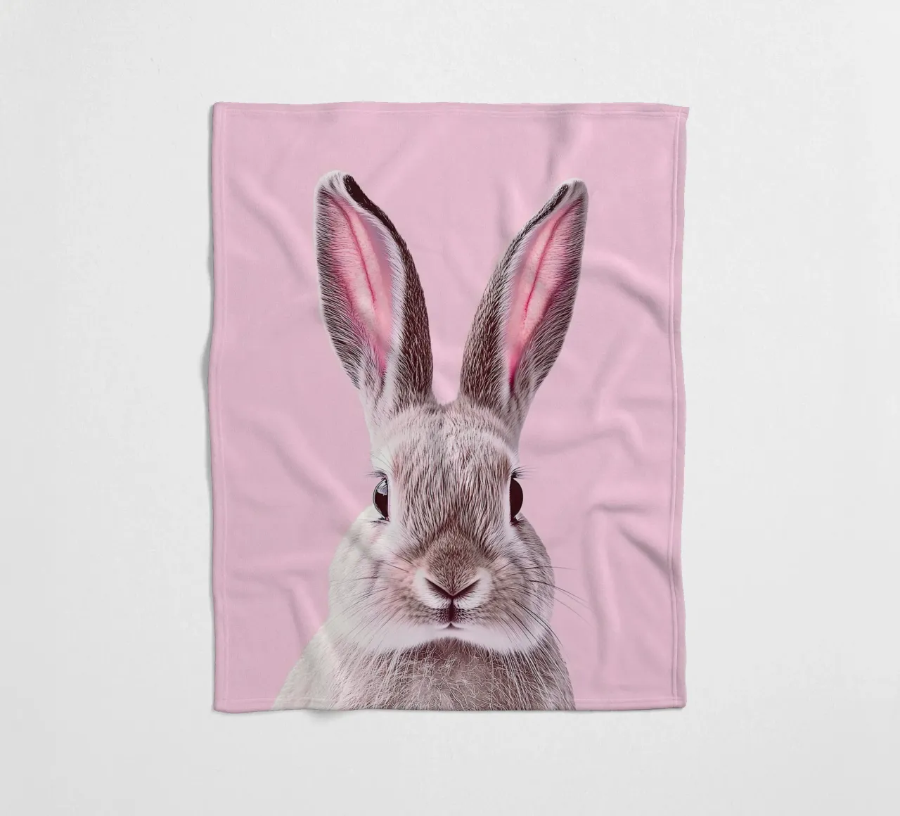 Rabbit fleecedeken van Nikis Art Studio