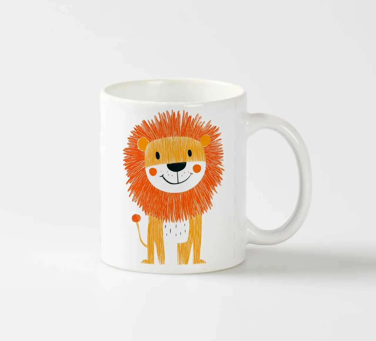 Sonniges Löwenbaby für Kinder Keramik Tasse von Autofocus