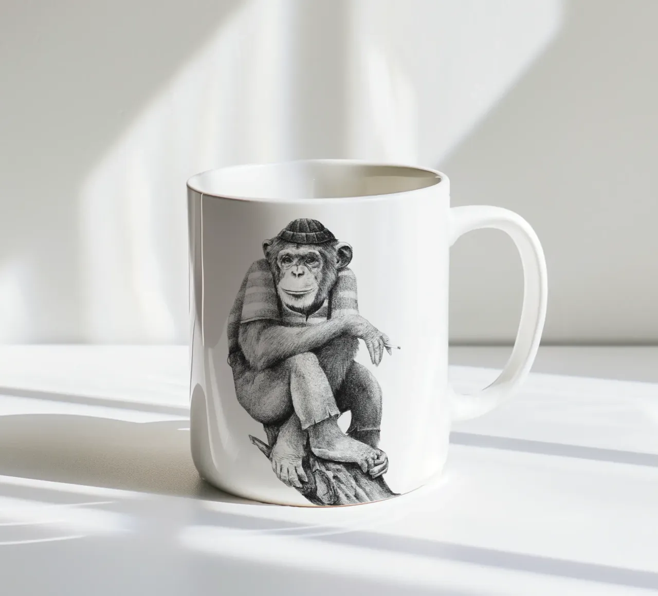 Smoke and Chill tazza in ceramica da mikekoubou