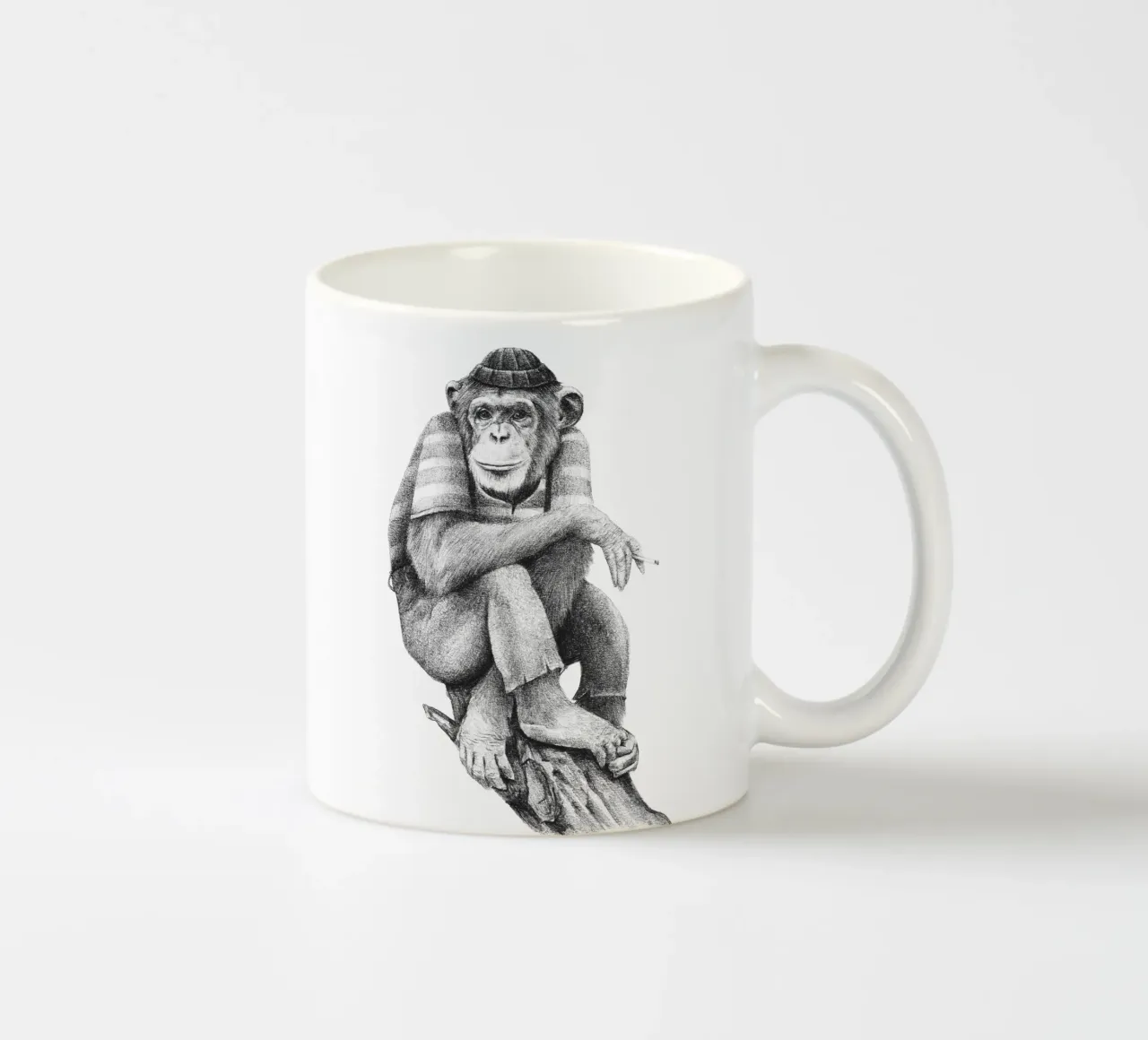 Smoke and Chill tazza in ceramica da mikekoubou