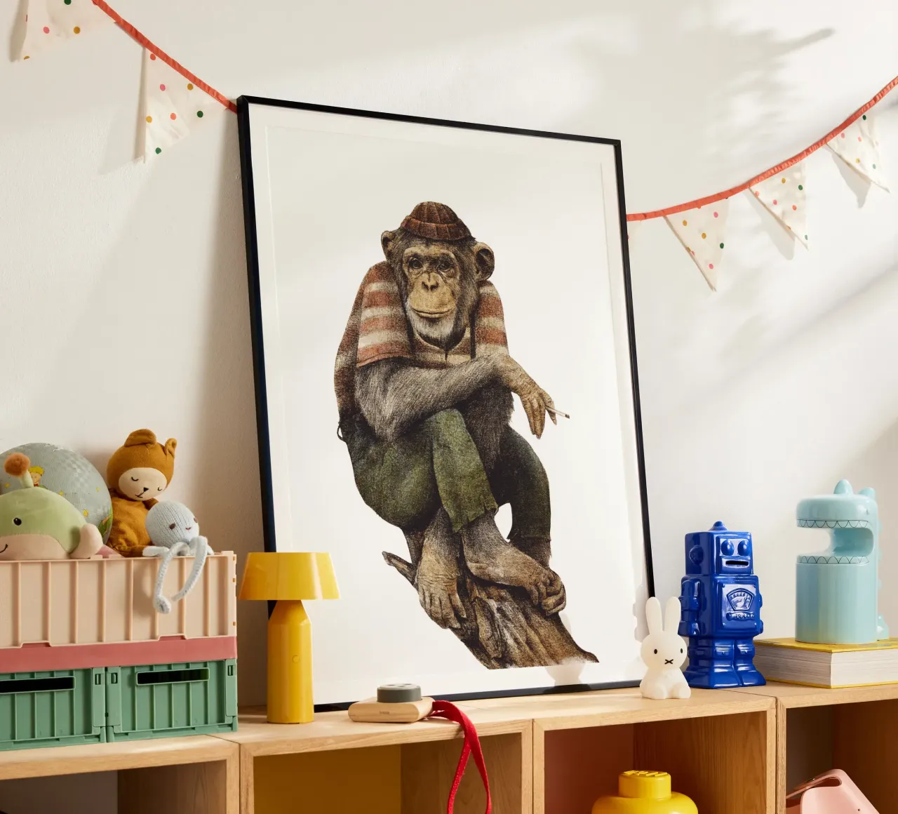 Smoke and Chill poster con telaio in alluminio da mikekoubou