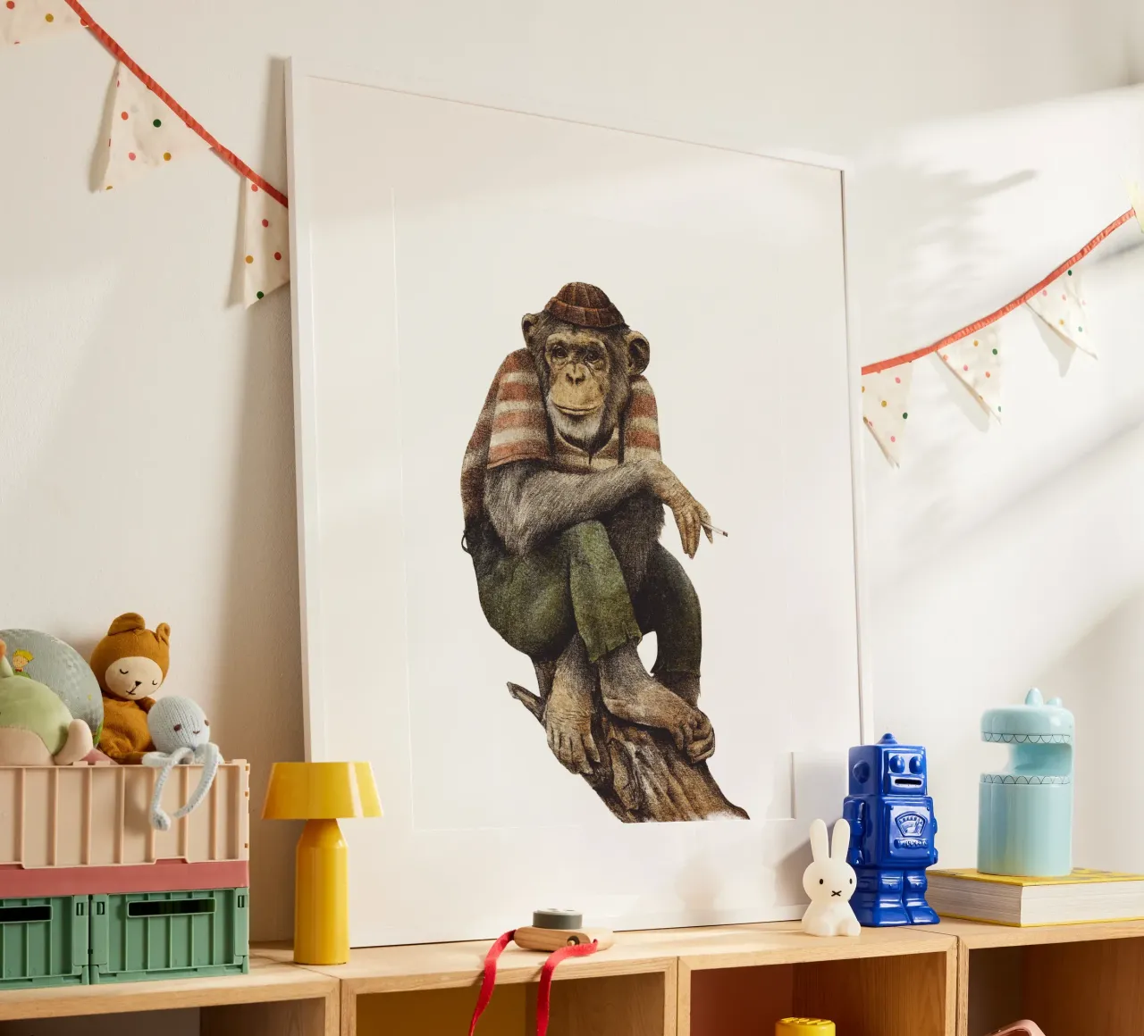 Smoke and Chill poster con telaio in alluminio da mikekoubou