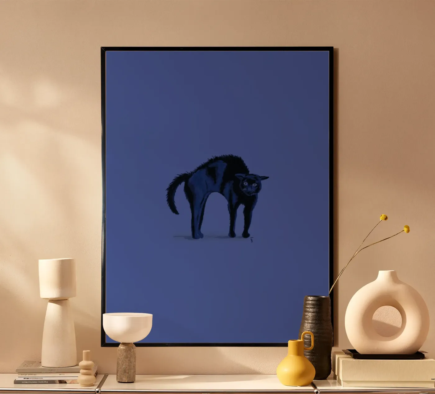 Don’t worry, kitty! poster by freyab