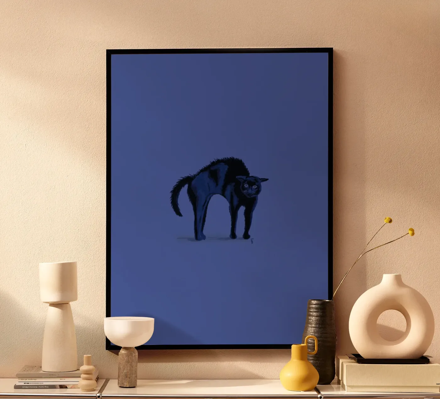 Don’t worry, kitty! poster by freyab