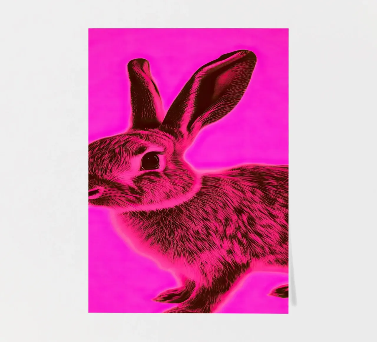 A rabbit that greets the morning sticker sheet by Nikis Art Studio