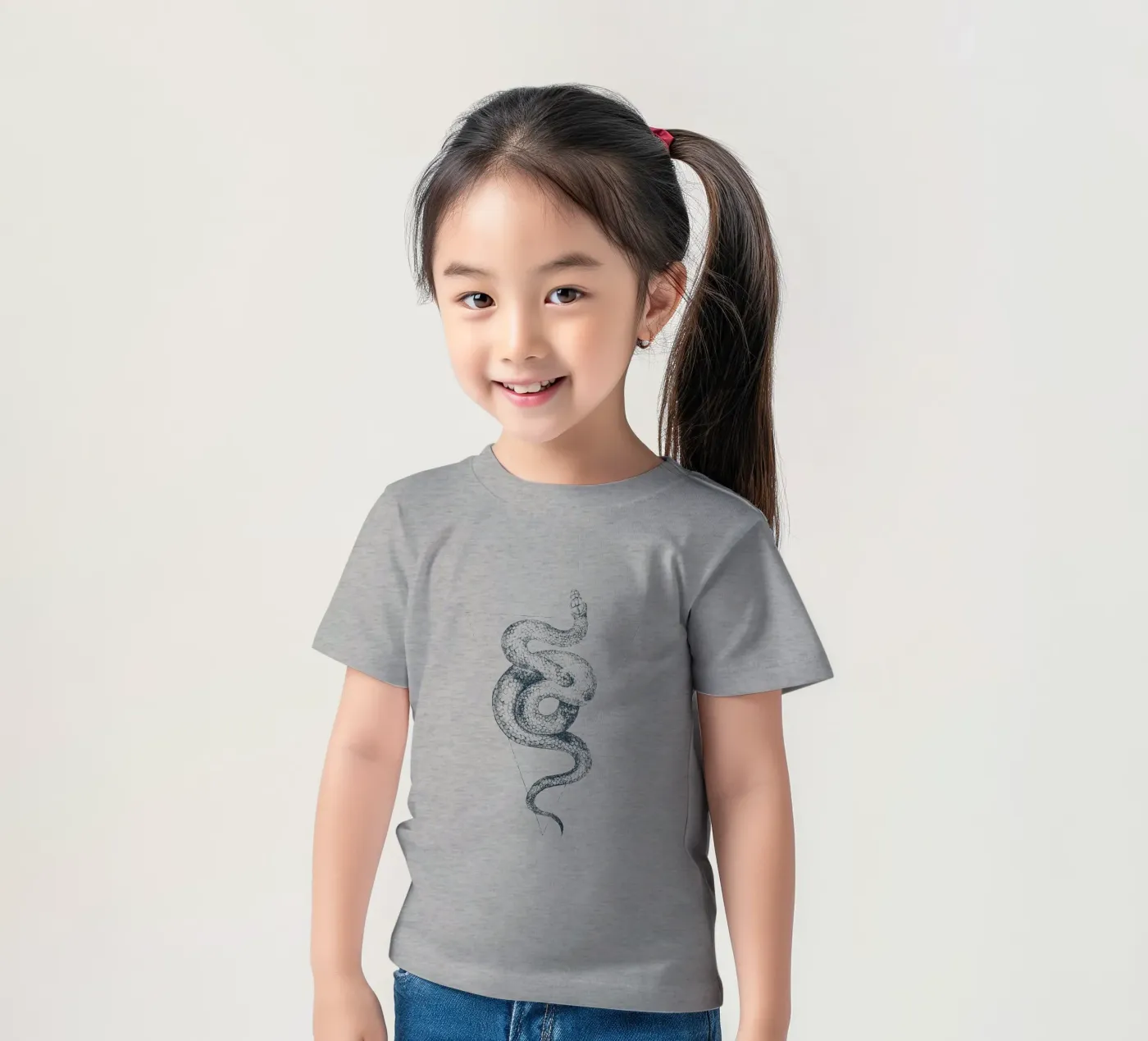 Snake Triangle kinder t-shirt van mikekoubou