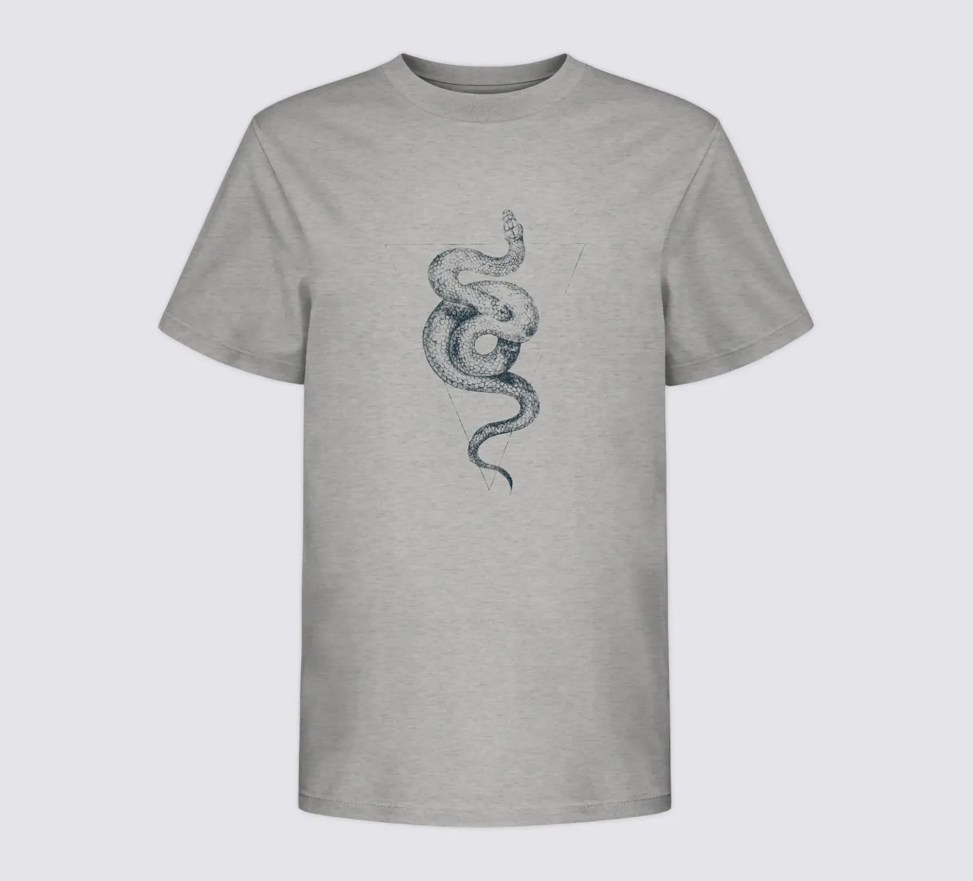 Triangolo del serpente t-shirt bambini da mikekoubou