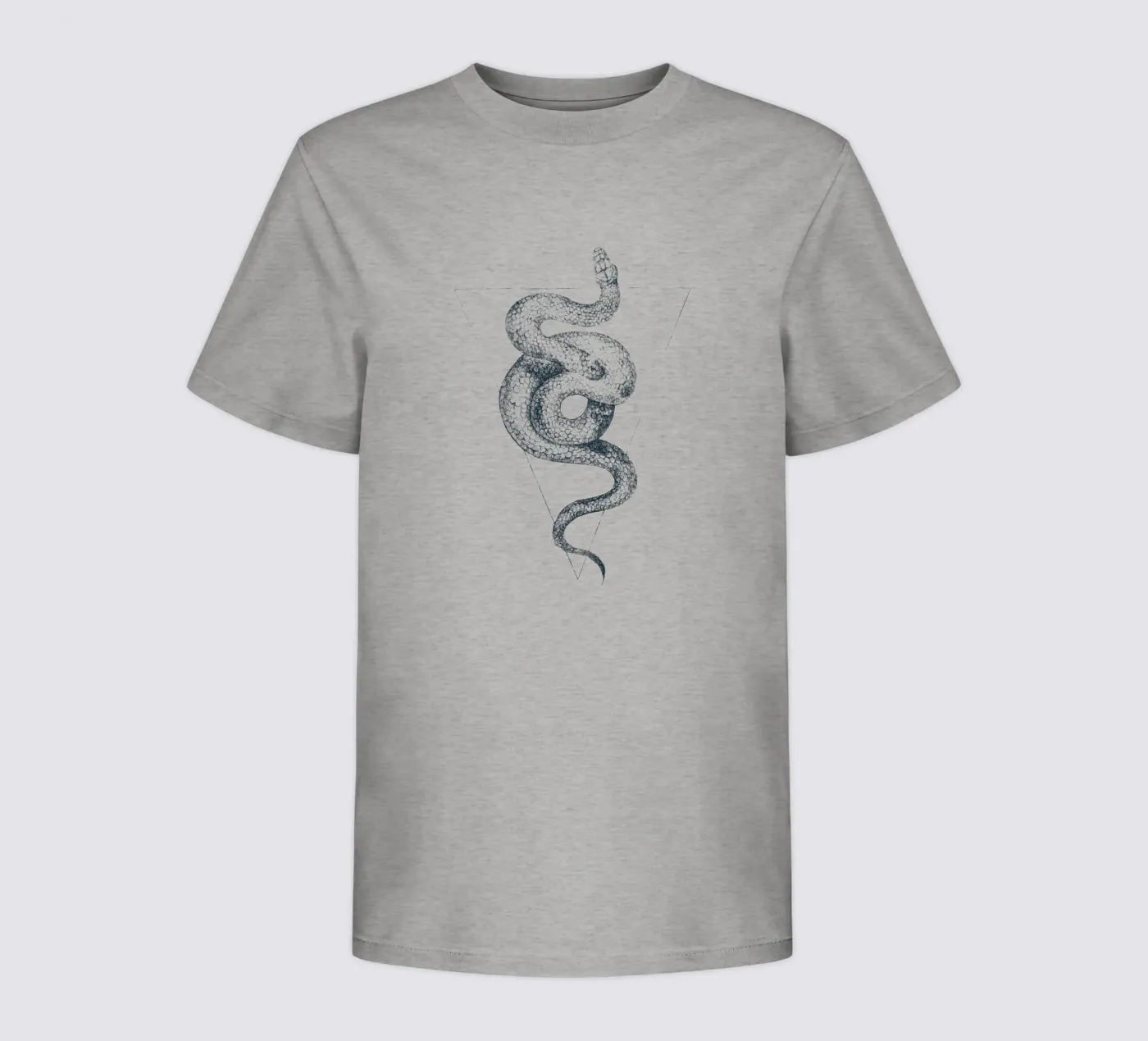 Snake Triangle kinder t-shirt van mikekoubou