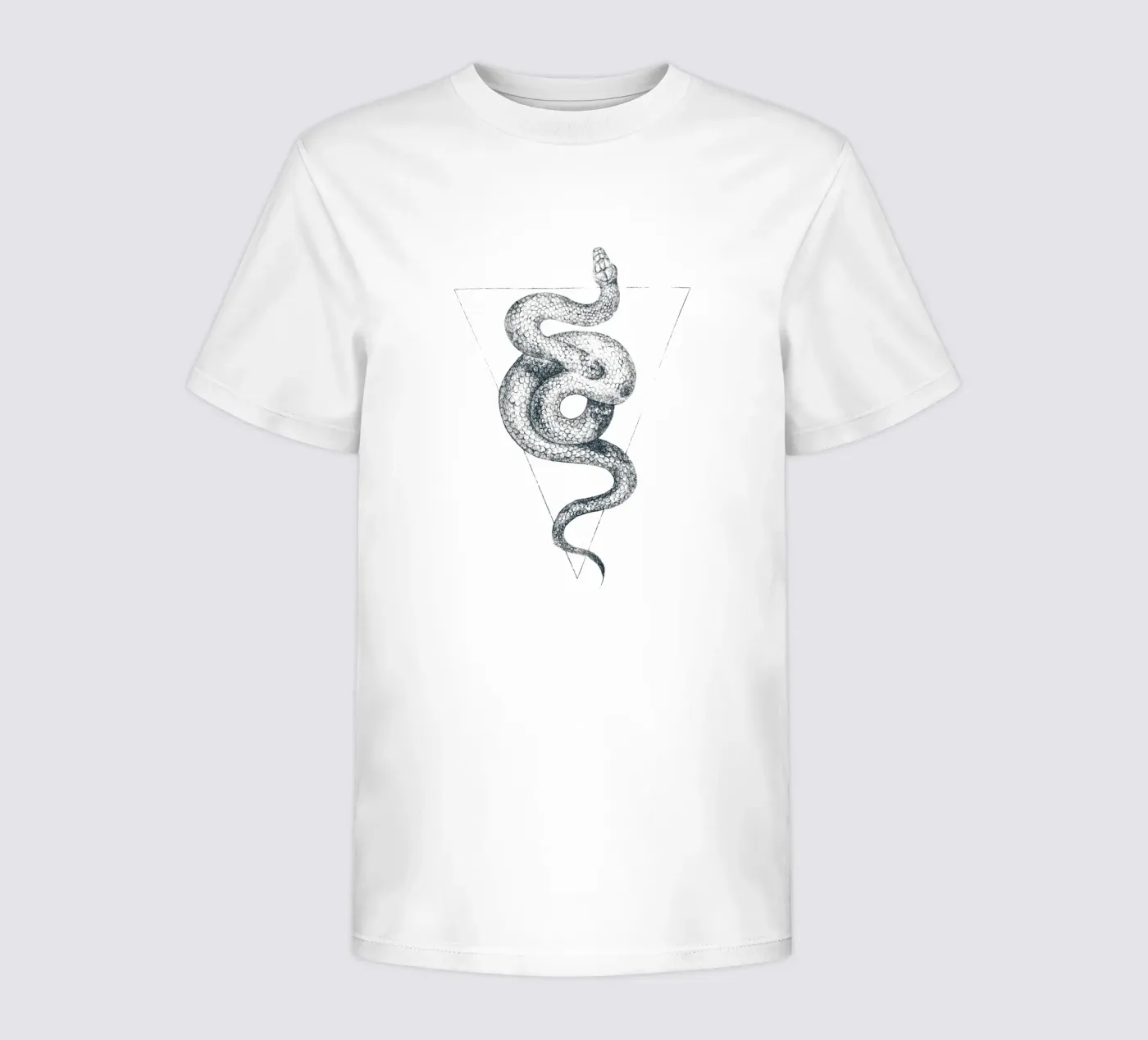 Triangolo del serpente t-shirt bambini da mikekoubou