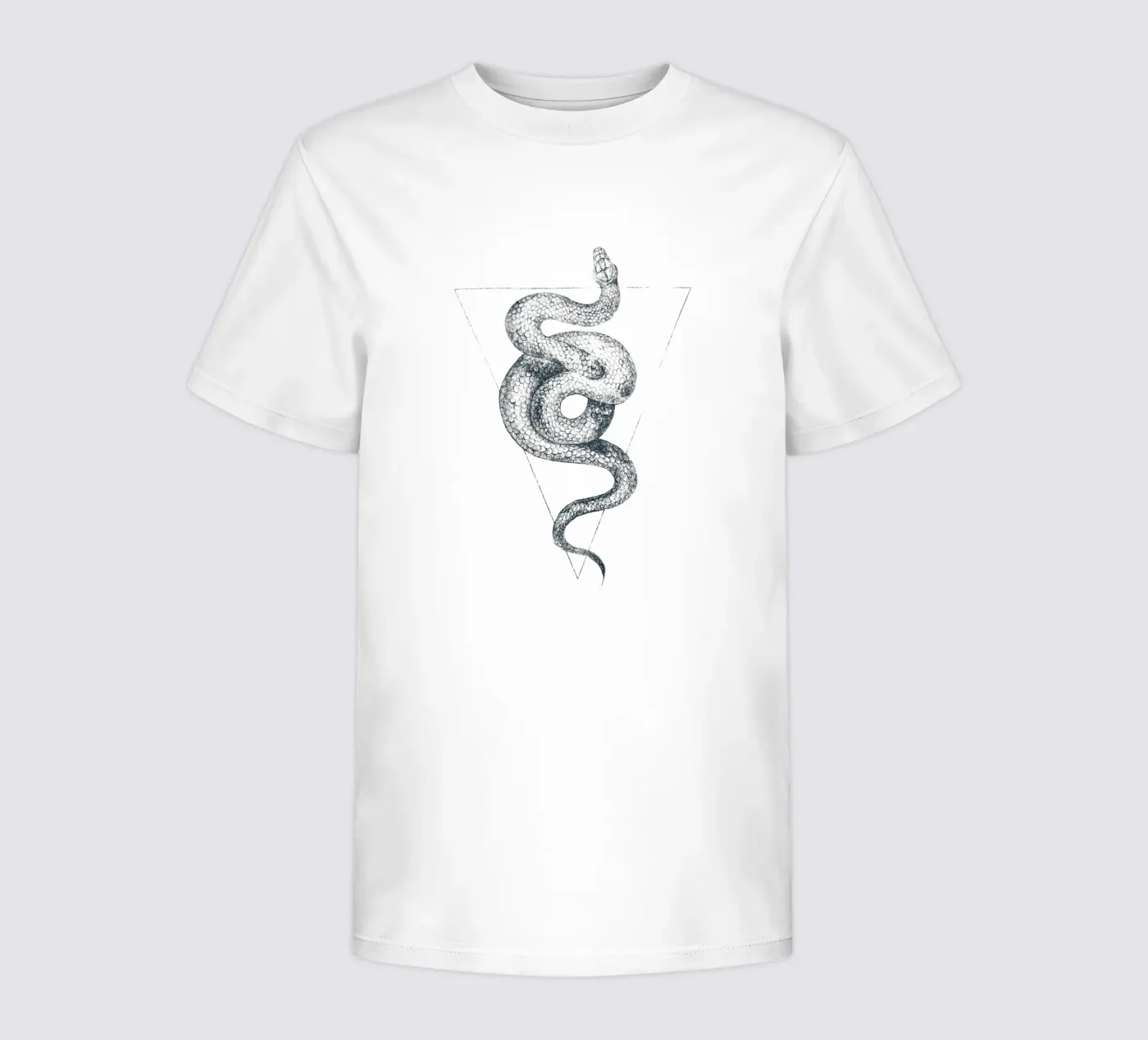 Snake Triangle kinder t-shirt van mikekoubou