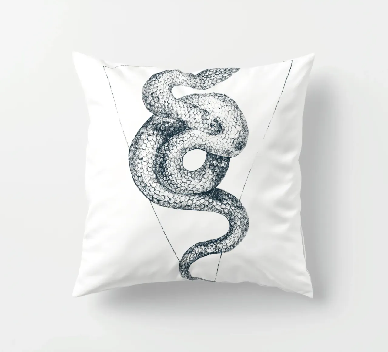 Triangolo del serpente cuscino da mikekoubou