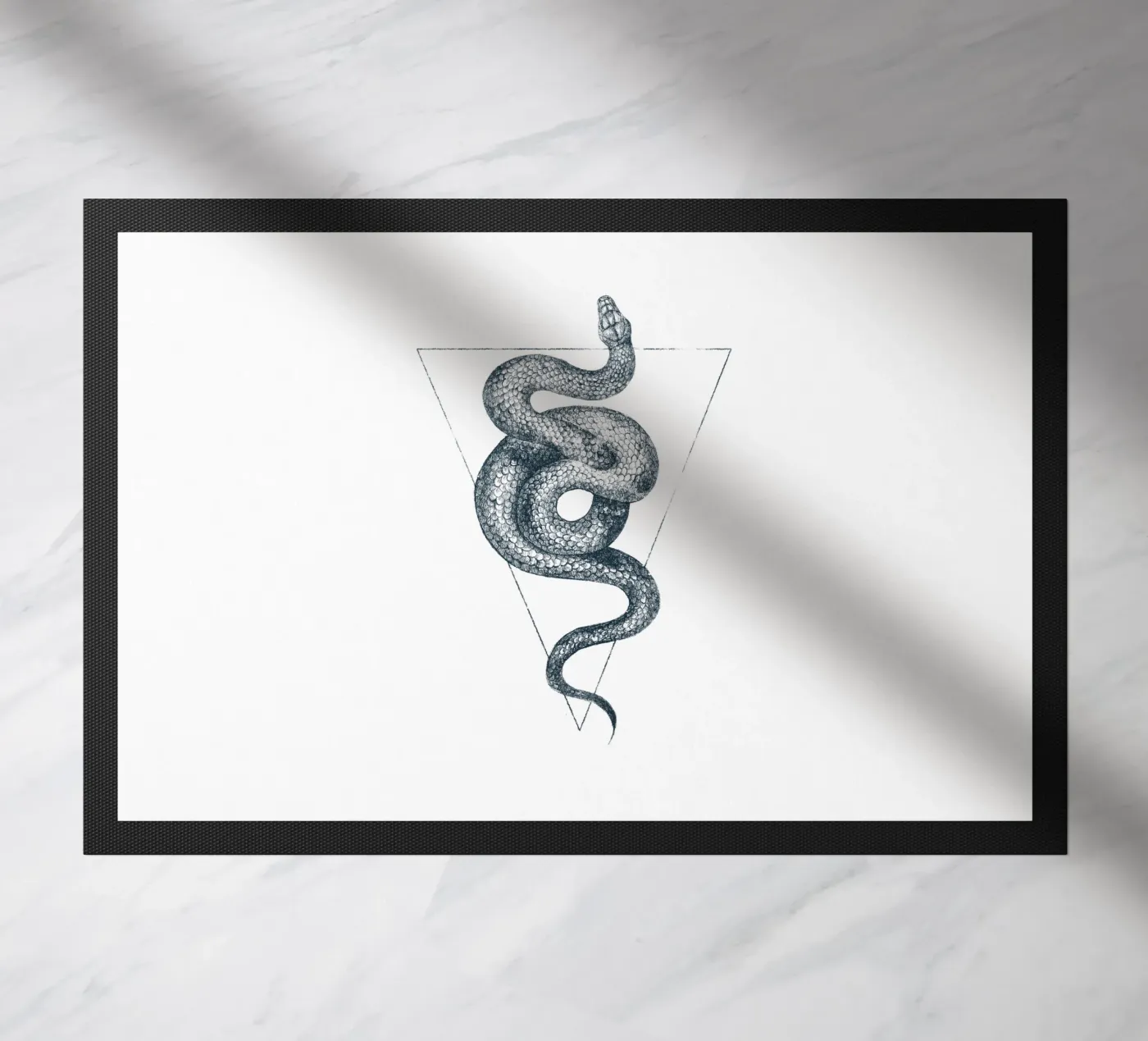 Slang Driehoek deurmat van mikekoubou