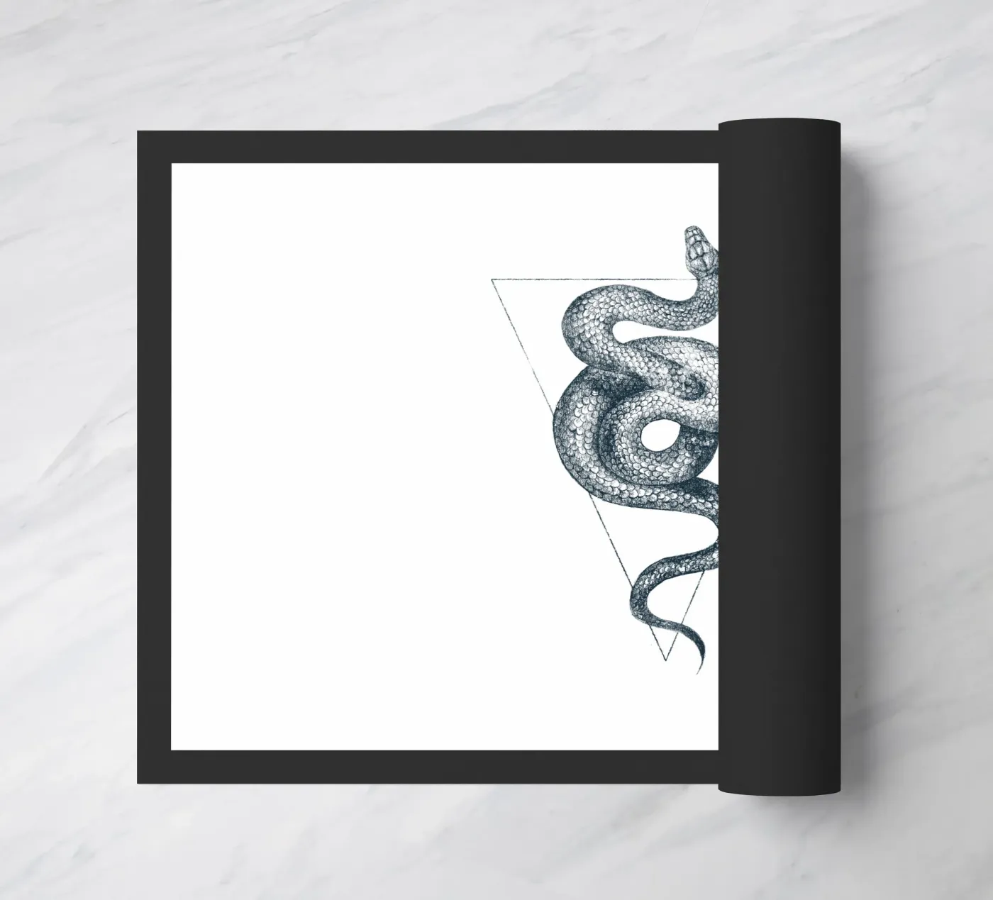 Slang Driehoek deurmat van mikekoubou