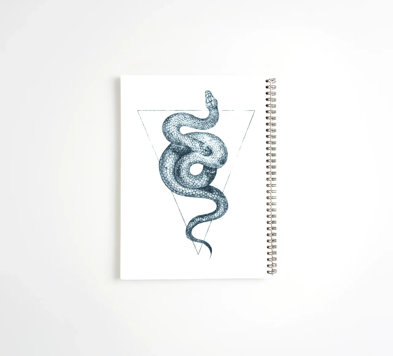 Snake Triangle spiral notebook by mikekoubou