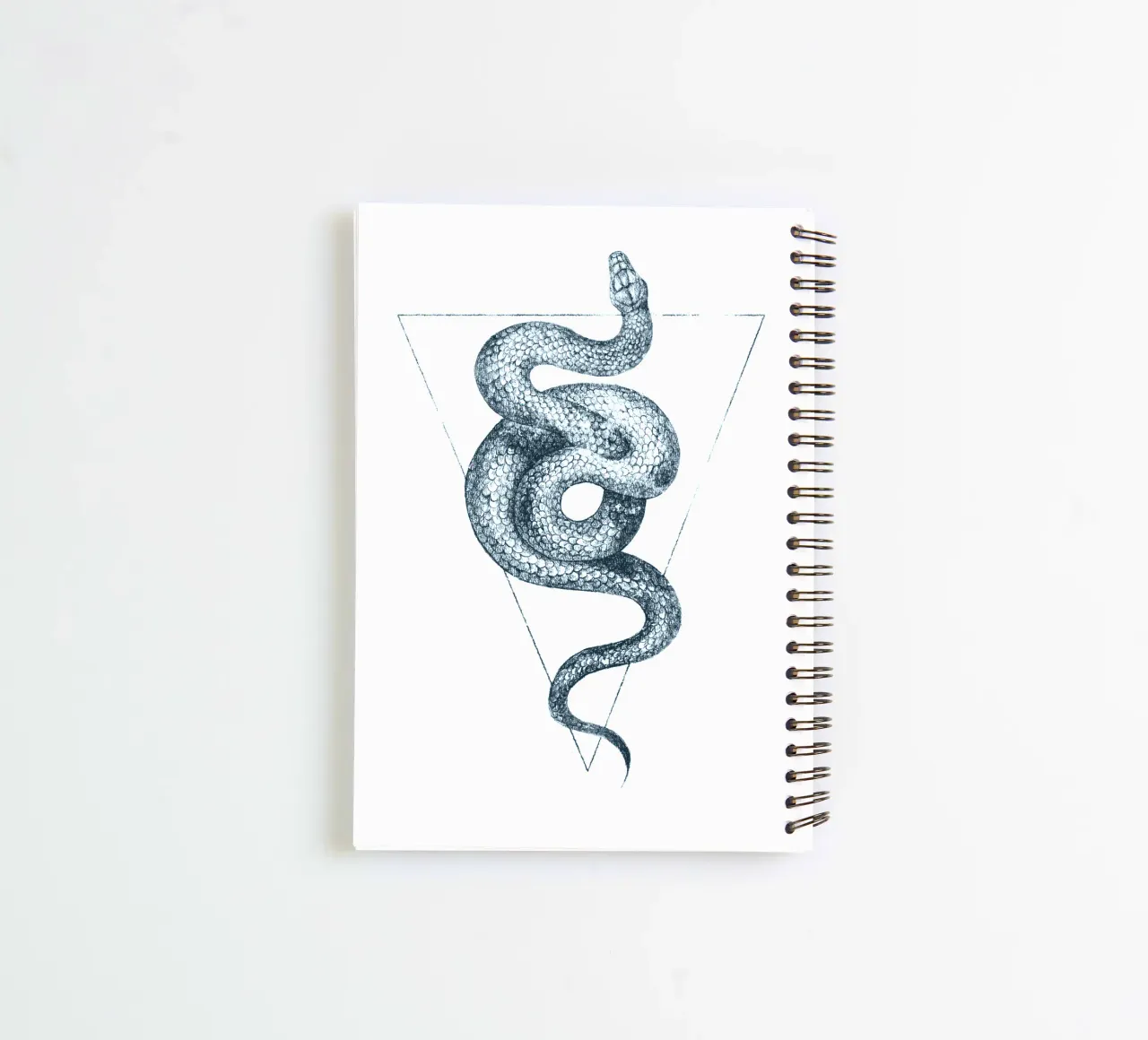 Snake Triangle spiral notebook by mikekoubou