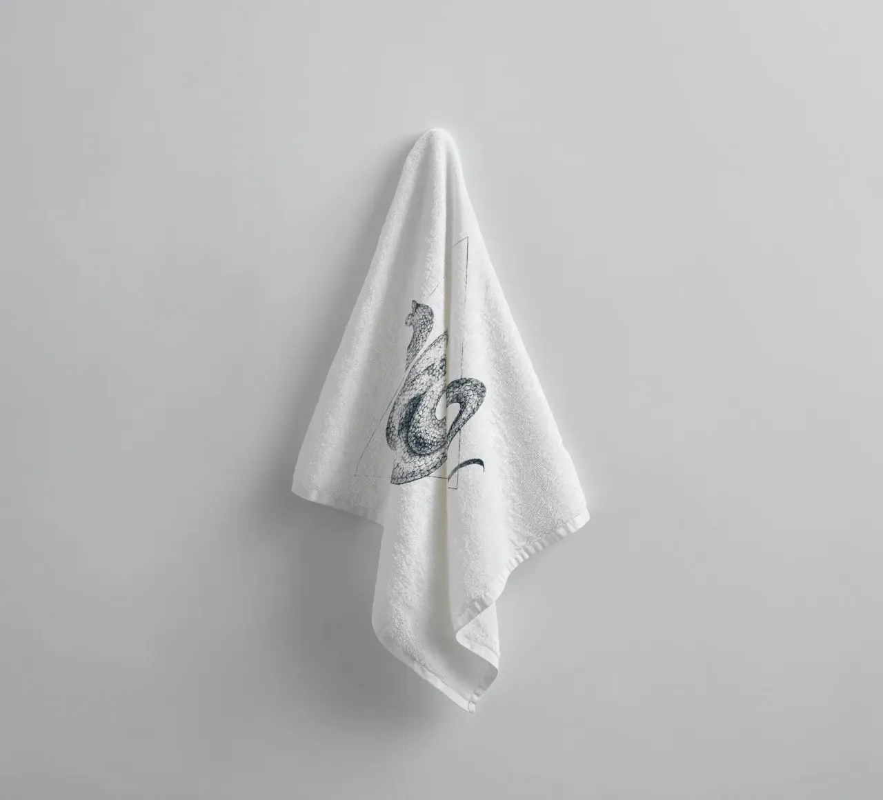 Snake Triangle towel by mikekoubou
