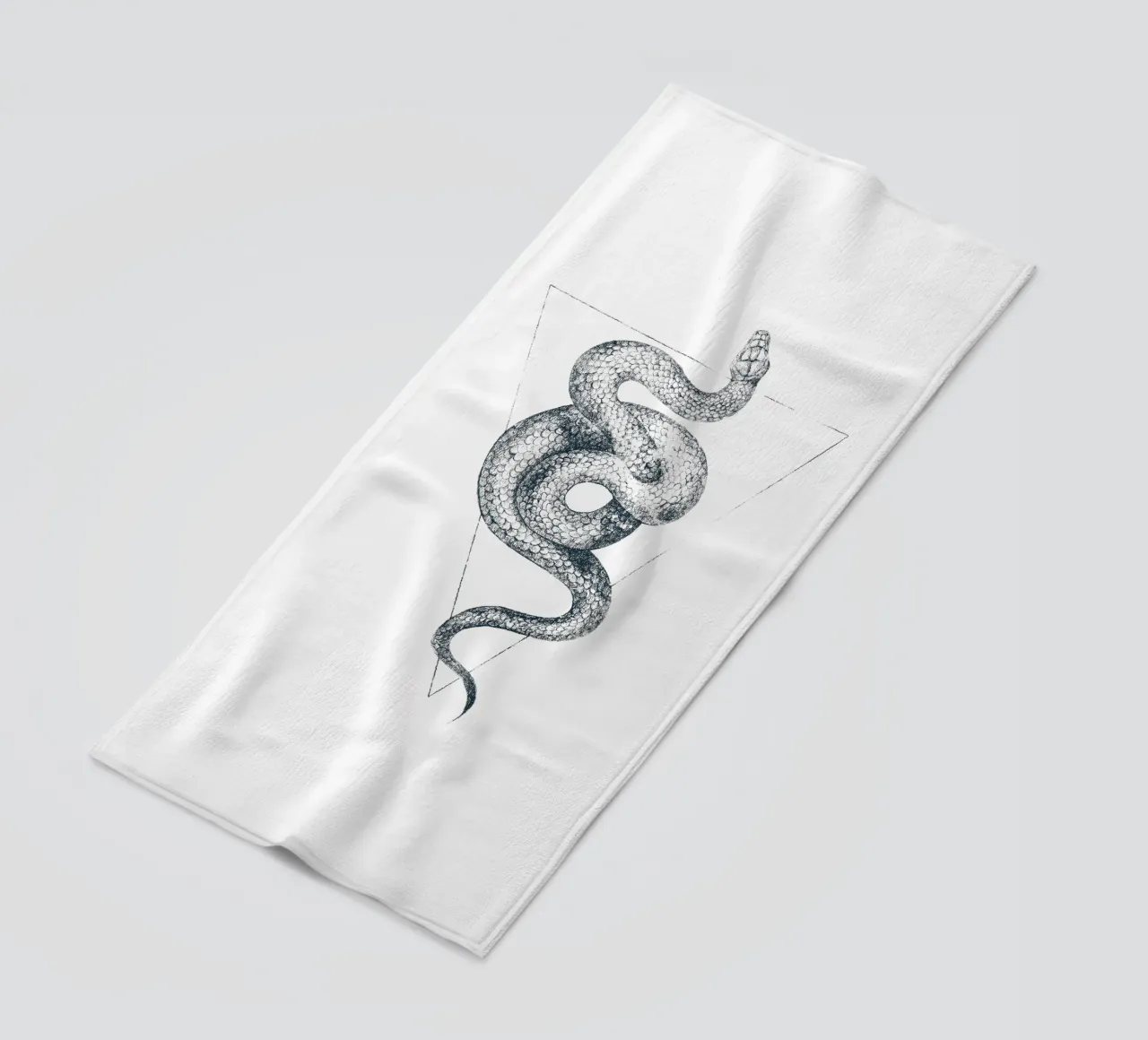 Triangolo del serpente telo mare da mikekoubou