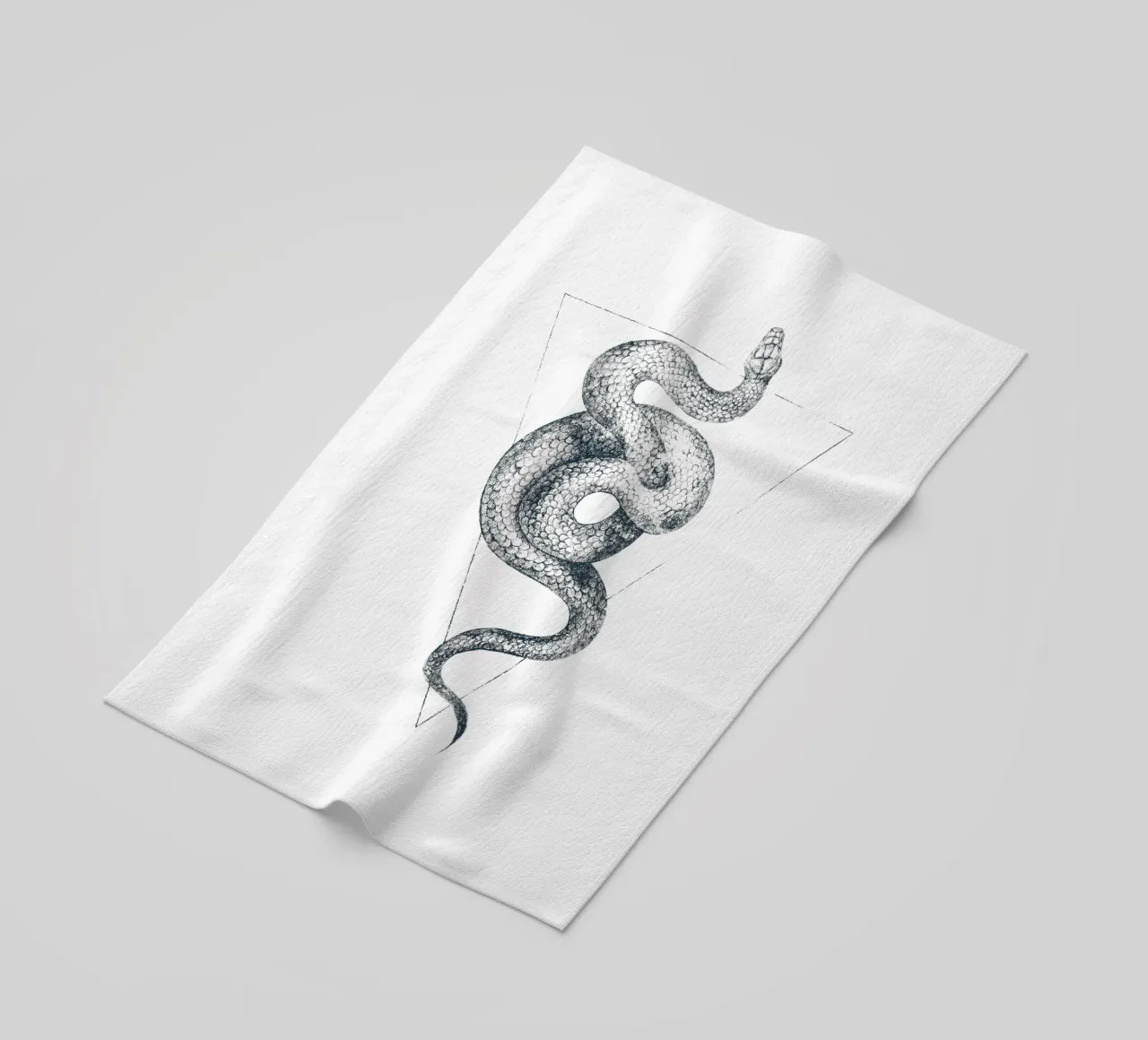 Triangolo del serpente telo mare da mikekoubou