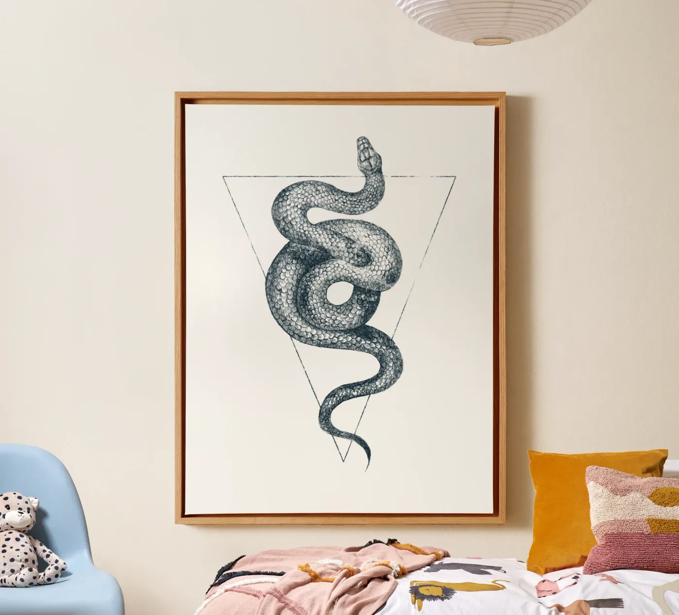 Triangolo del serpente tela da mikekoubou