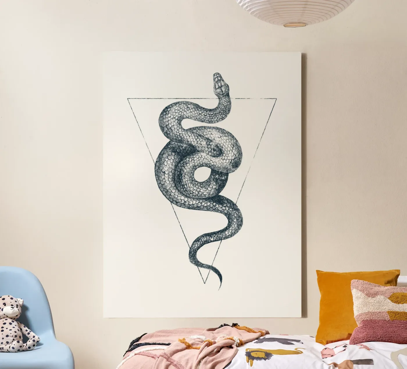 Triangolo del serpente tela da mikekoubou
