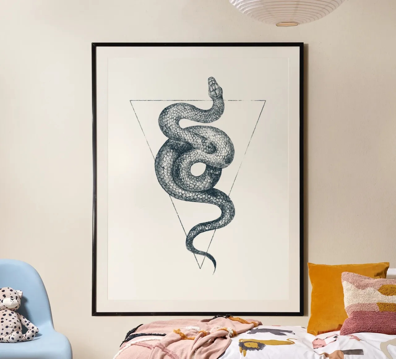 Triangolo del serpente carta hahnemühle da mikekoubou