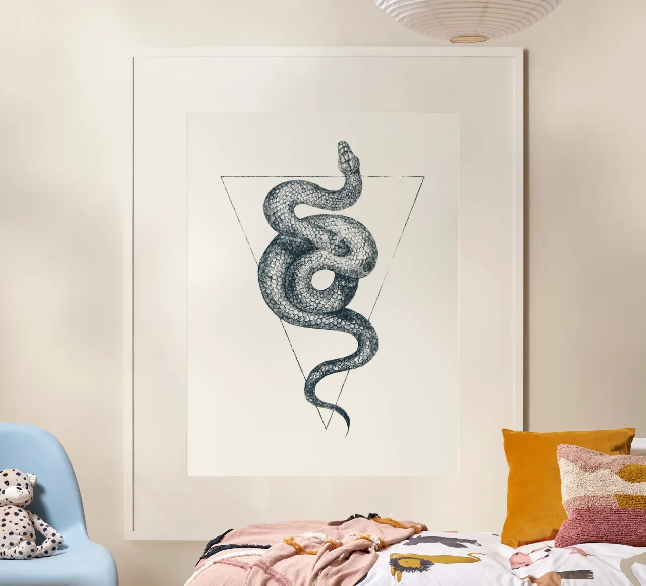 Snake Triangle poster by mikekoubou