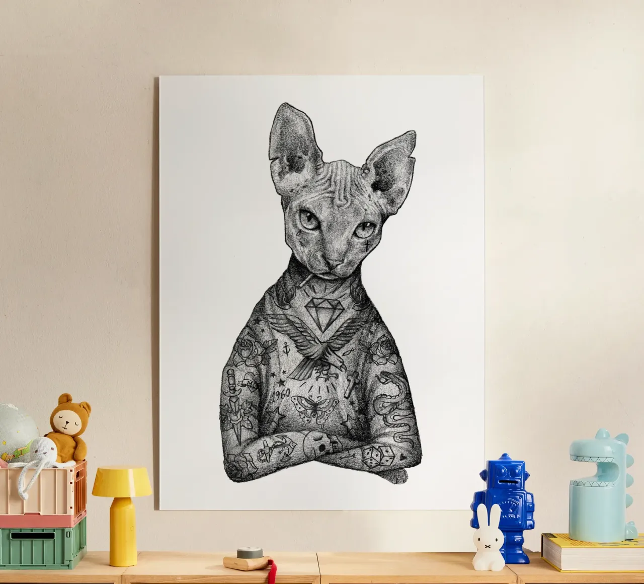 The Sphynx acrylic glass by mikekoubou