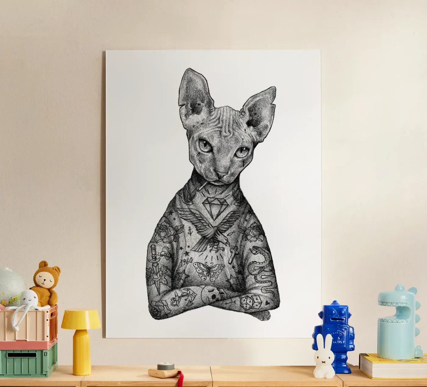 Die Sphynx Acryl-Glas von mikekoubou