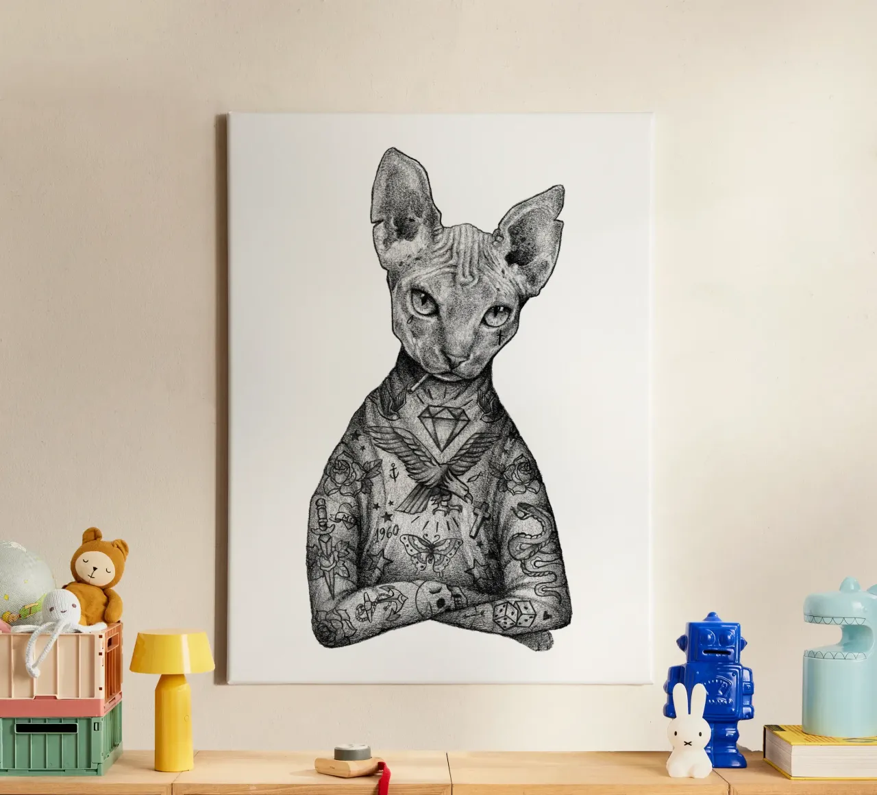 The Sphynx canvas by mikekoubou