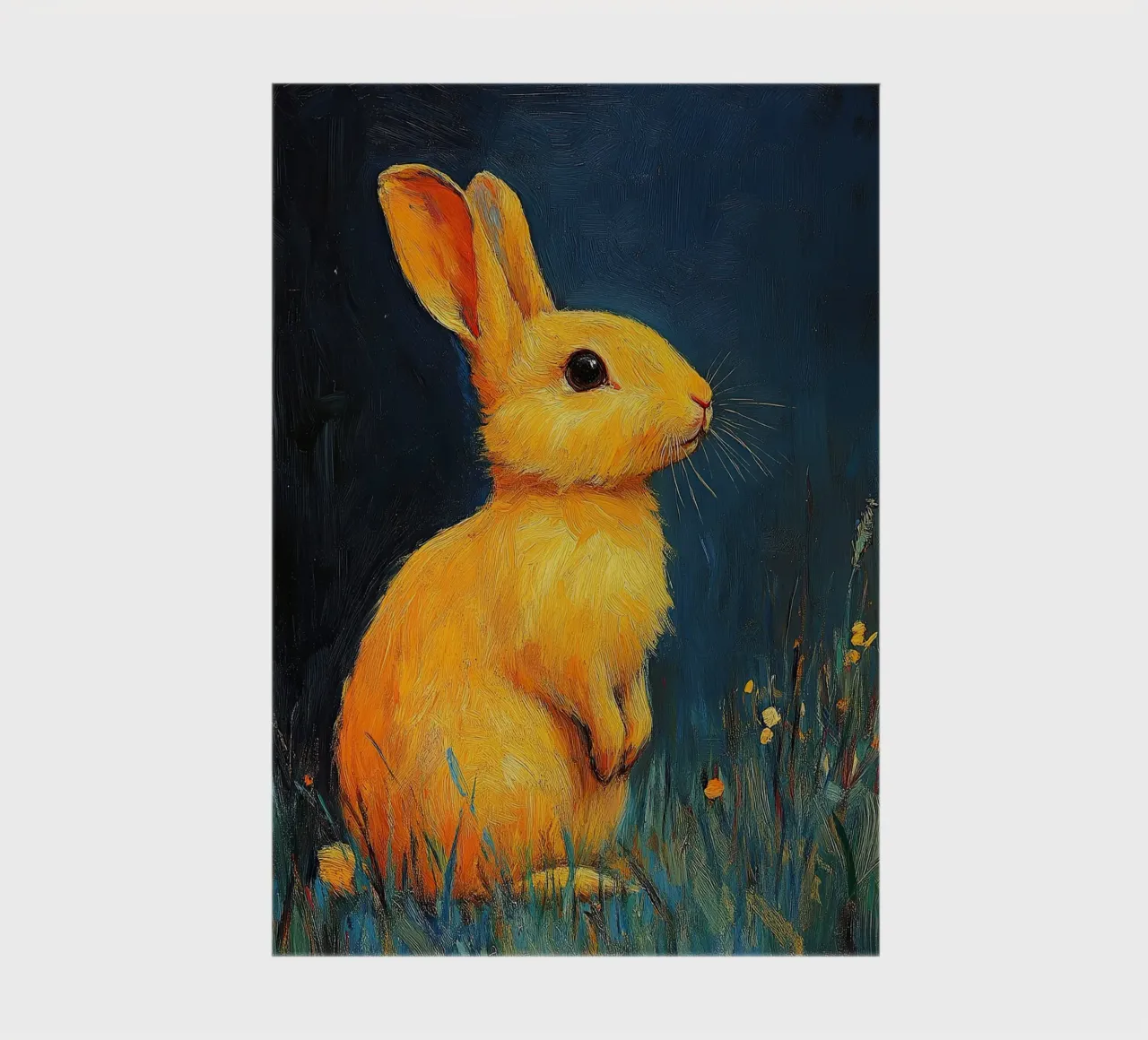 A rabbit in the rhythm of the earth notebook by Nikis Art Studio