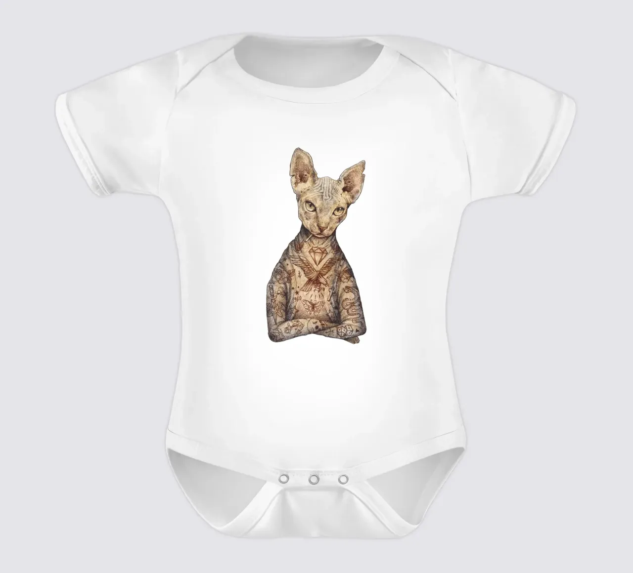 Lo Sphynx body neonato maniche corte da mikekoubou