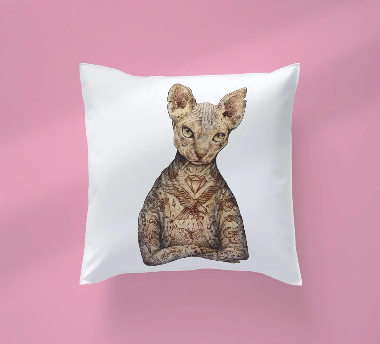 Lo Sphynx cuscino da mikekoubou