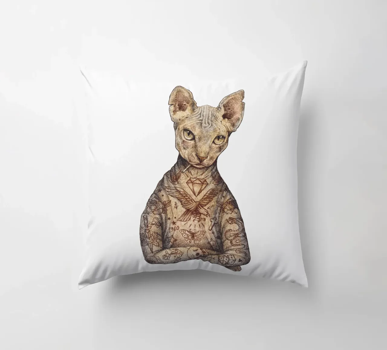 Lo Sphynx cuscino da mikekoubou