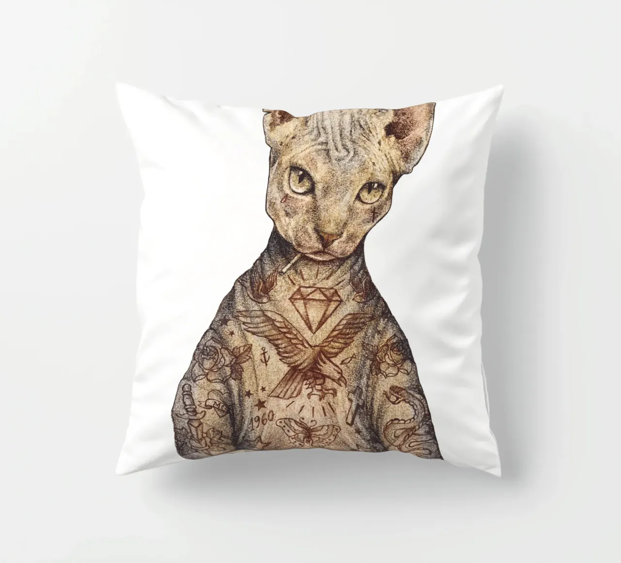 Lo Sphynx cuscino da mikekoubou
