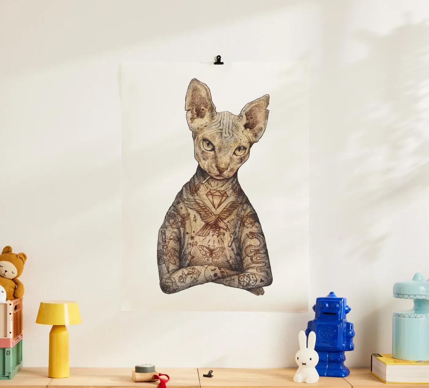 Lo Sphynx poster da mikekoubou