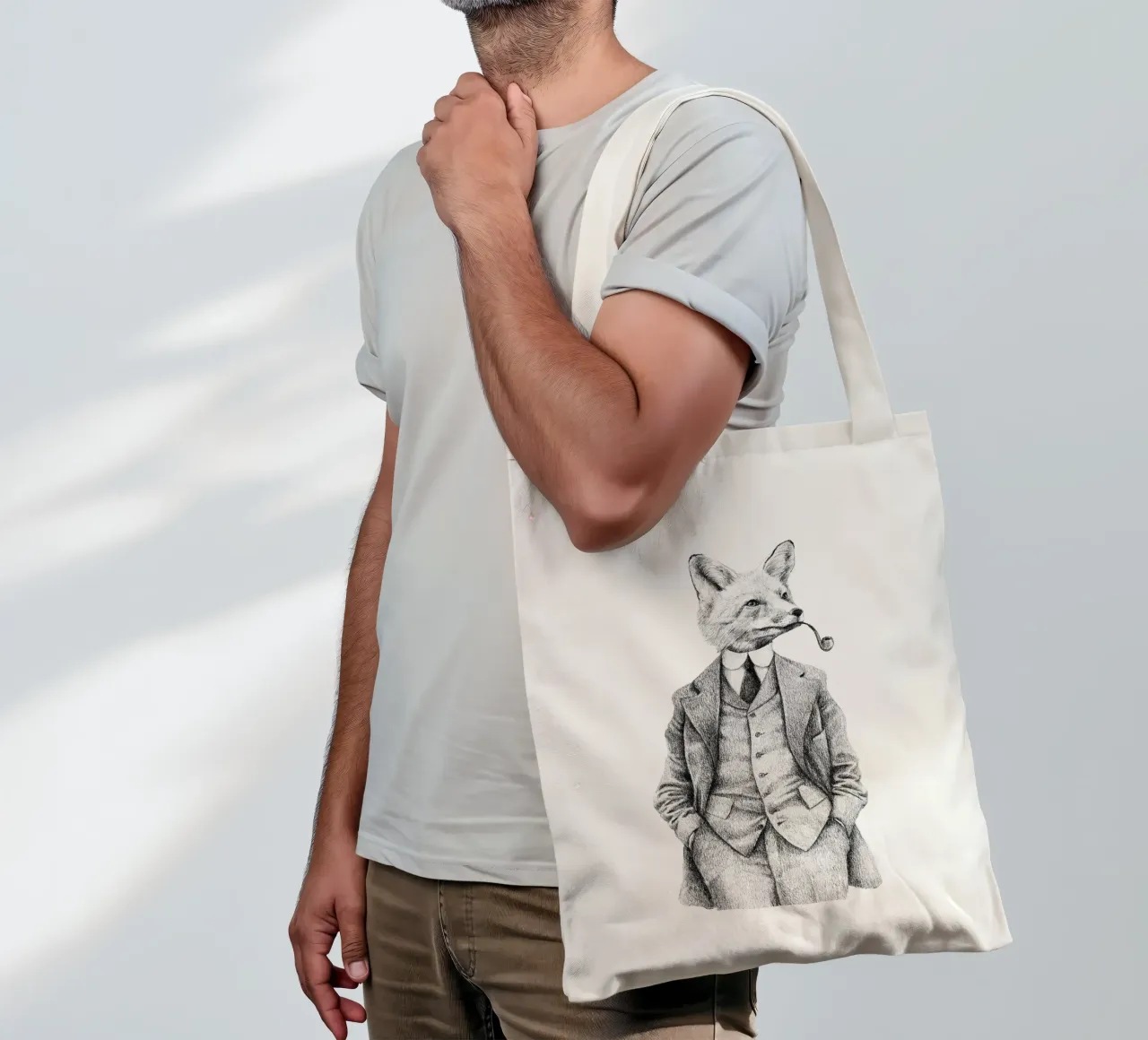 Der Fuchs Jutebeutel von mikekoubou